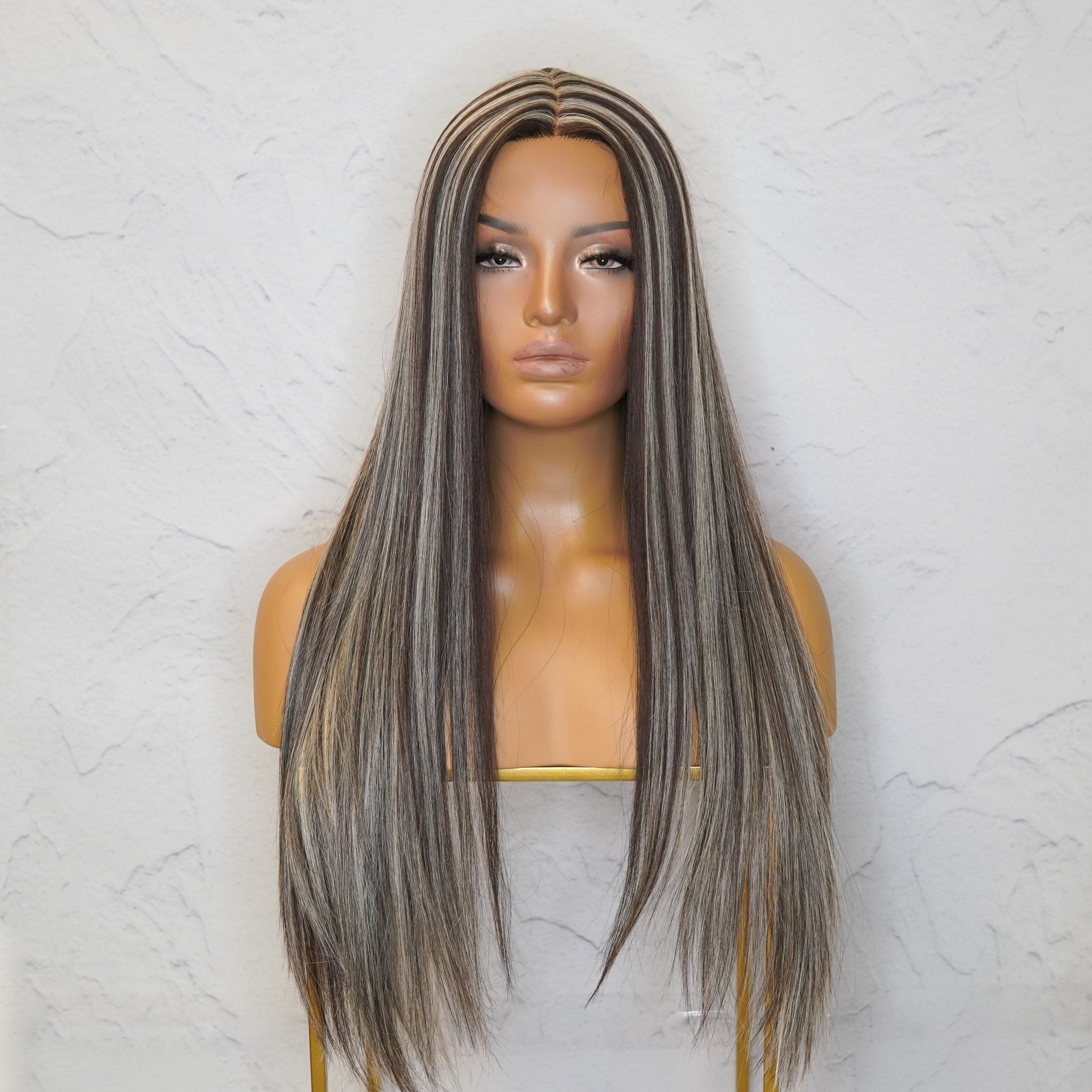 IMOGEN Ash Lace Front Wig - Milk & Honey Wigs