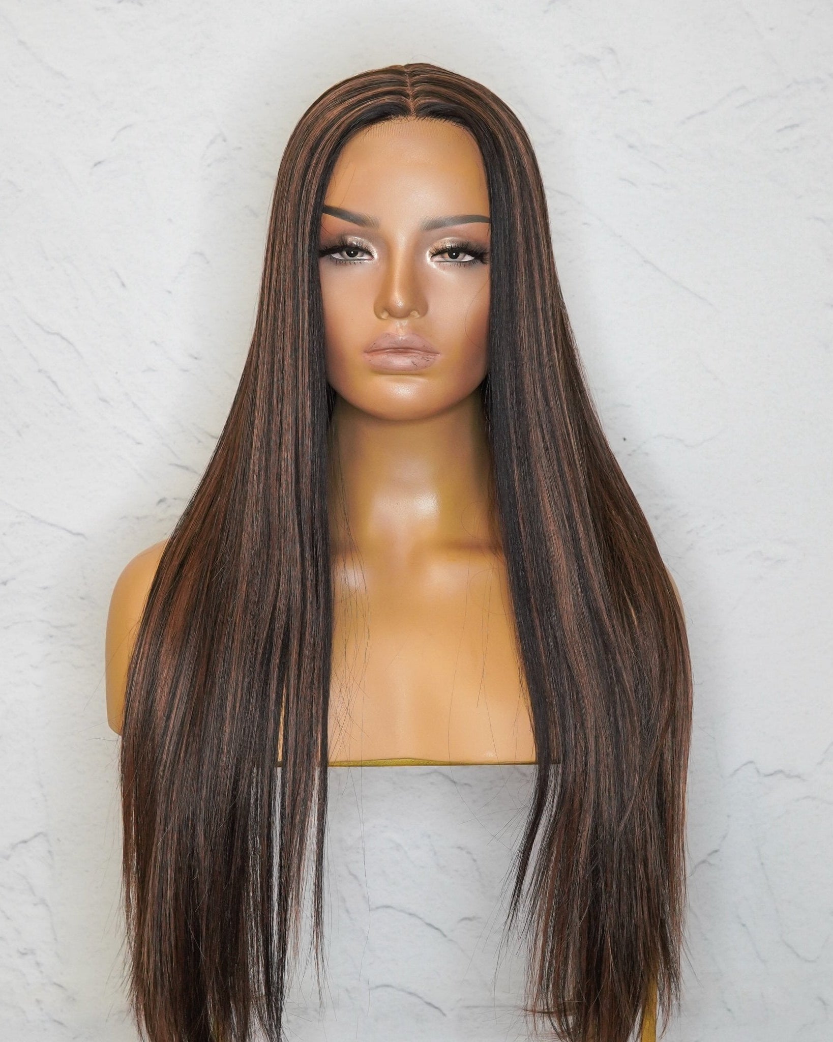 IMOGEN Chocolate Lace Front Wig - Milk & Honey Wigs