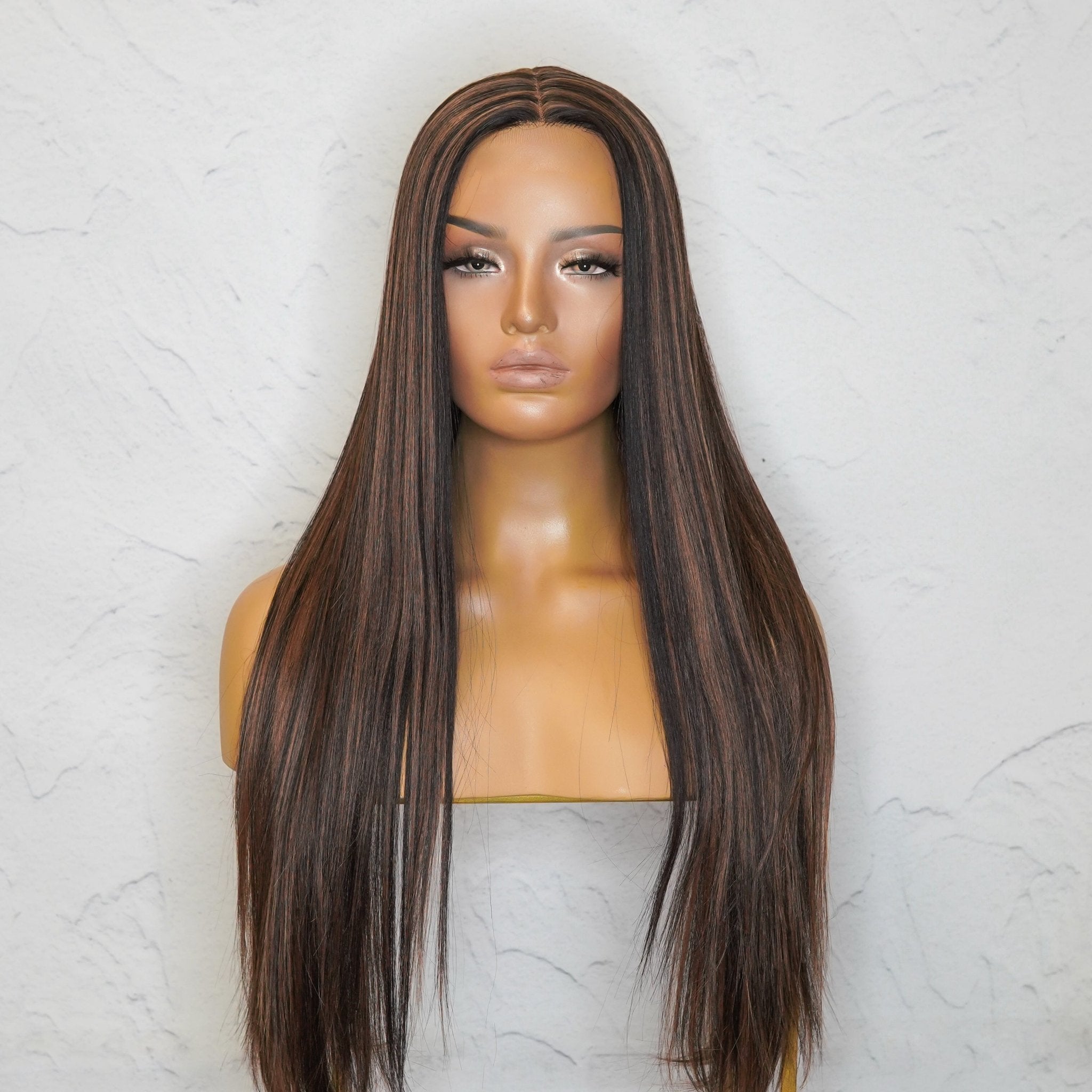 IMOGEN Chocolate Lace Front Wig - Milk & Honey Wigs