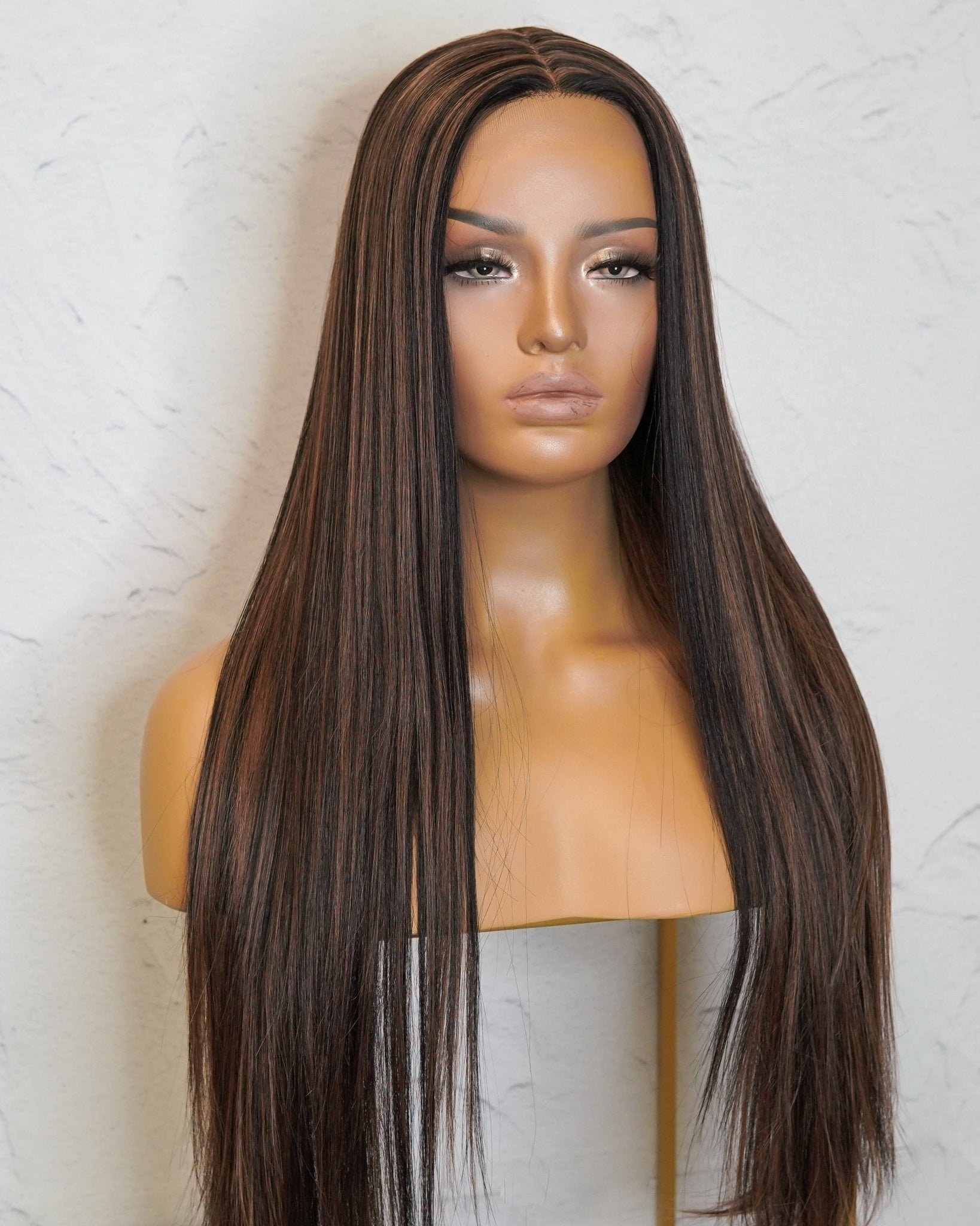 IMOGEN Chocolate Lace Front Wig - Milk & Honey Wigs