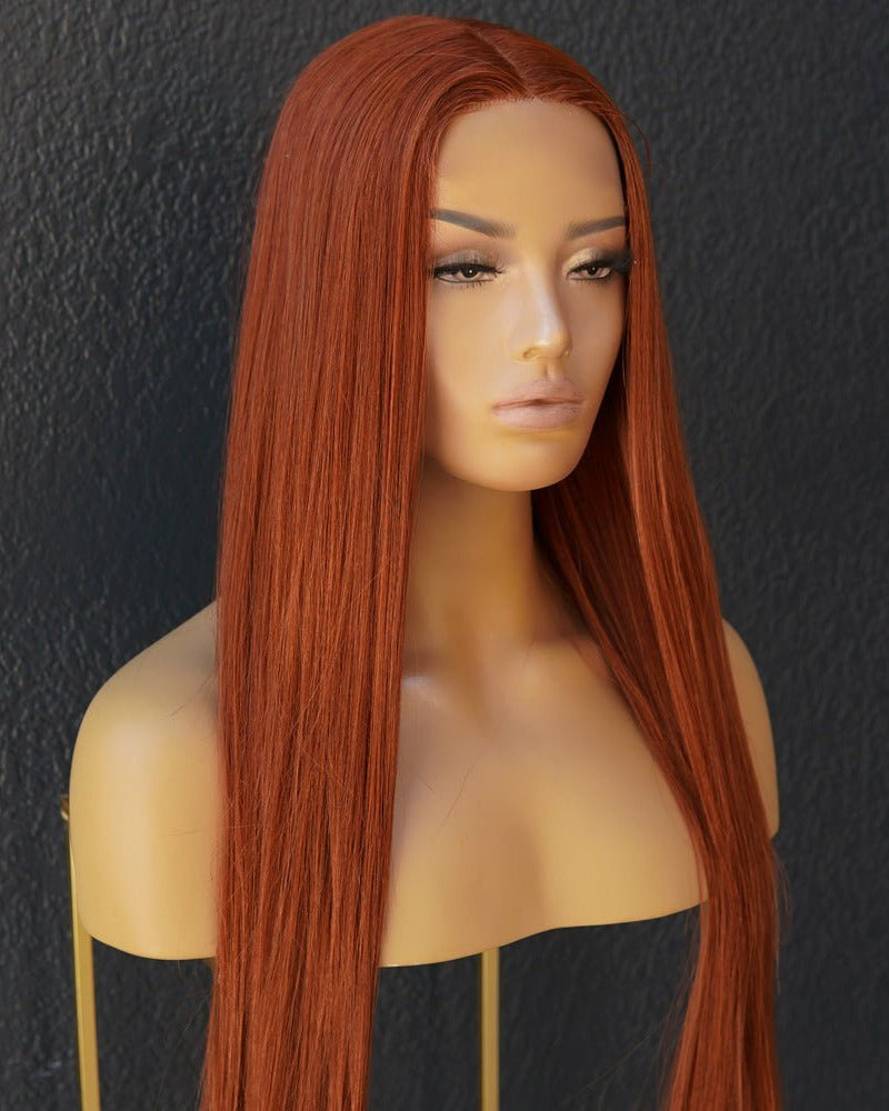 ISABELLE AUBURN Lace Front Wig - Milk & Honey Wigs