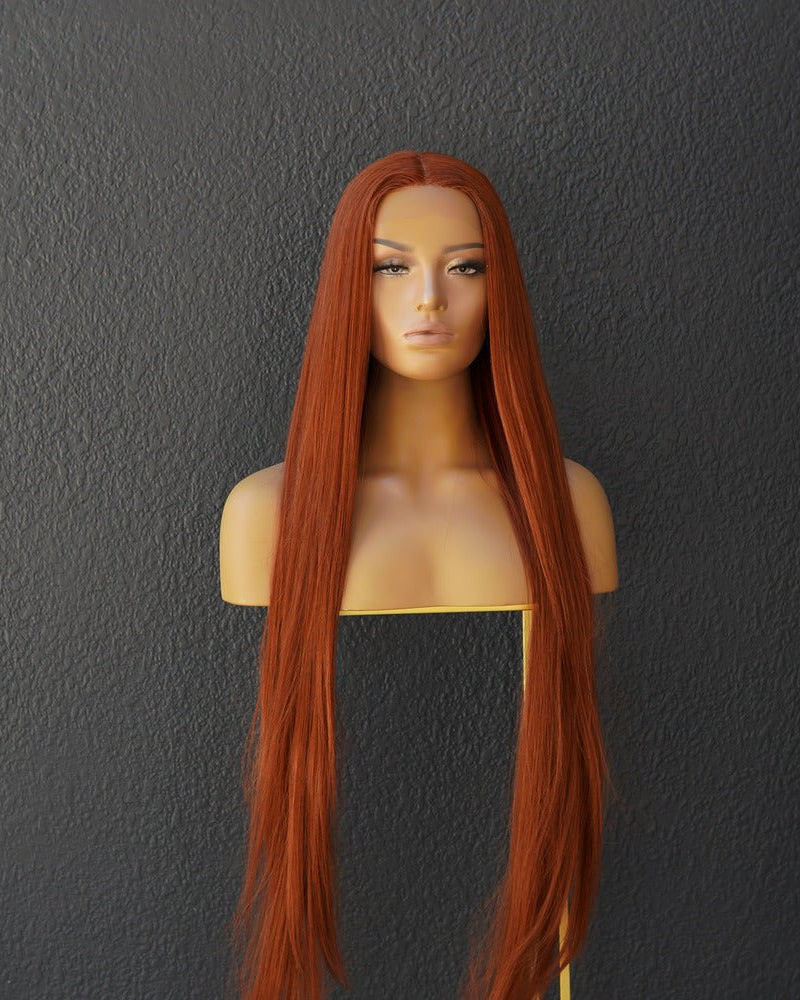 ISABELLE AUBURN Lace Front Wig - Milk & Honey Wigs