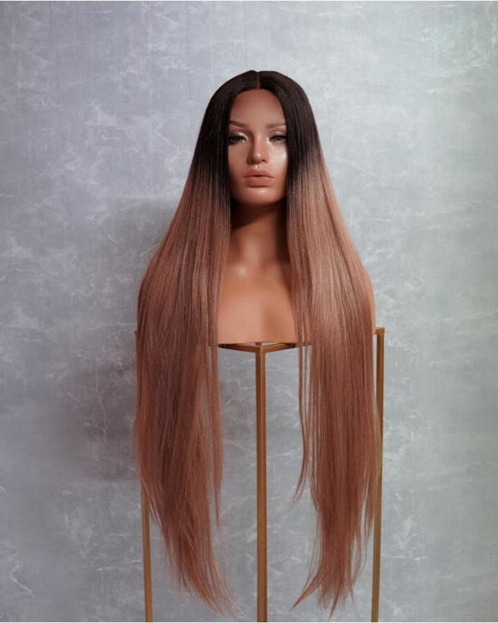 ISABELLE Brown 30" Lace Front Wig - Milk & Honey Wigs