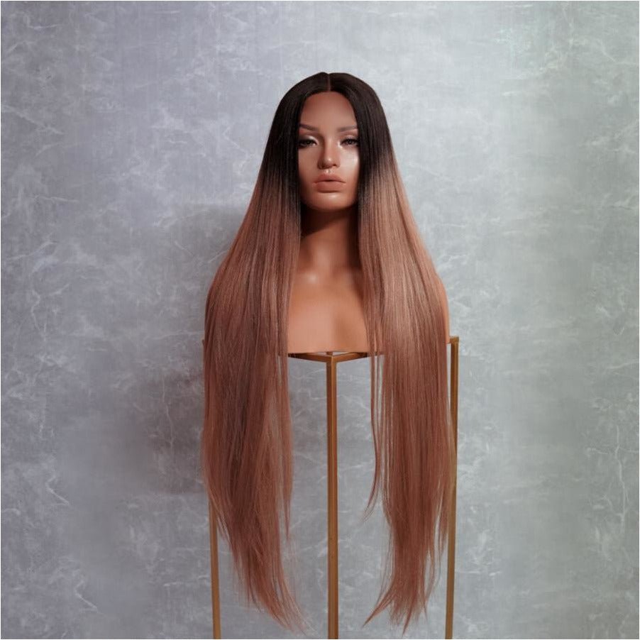 ISABELLE Brown 30" Lace Front Wig - Milk & Honey Wigs