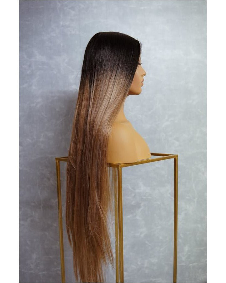 ISABELLE Brown 30" Lace Front Wig - Milk & Honey Wigs