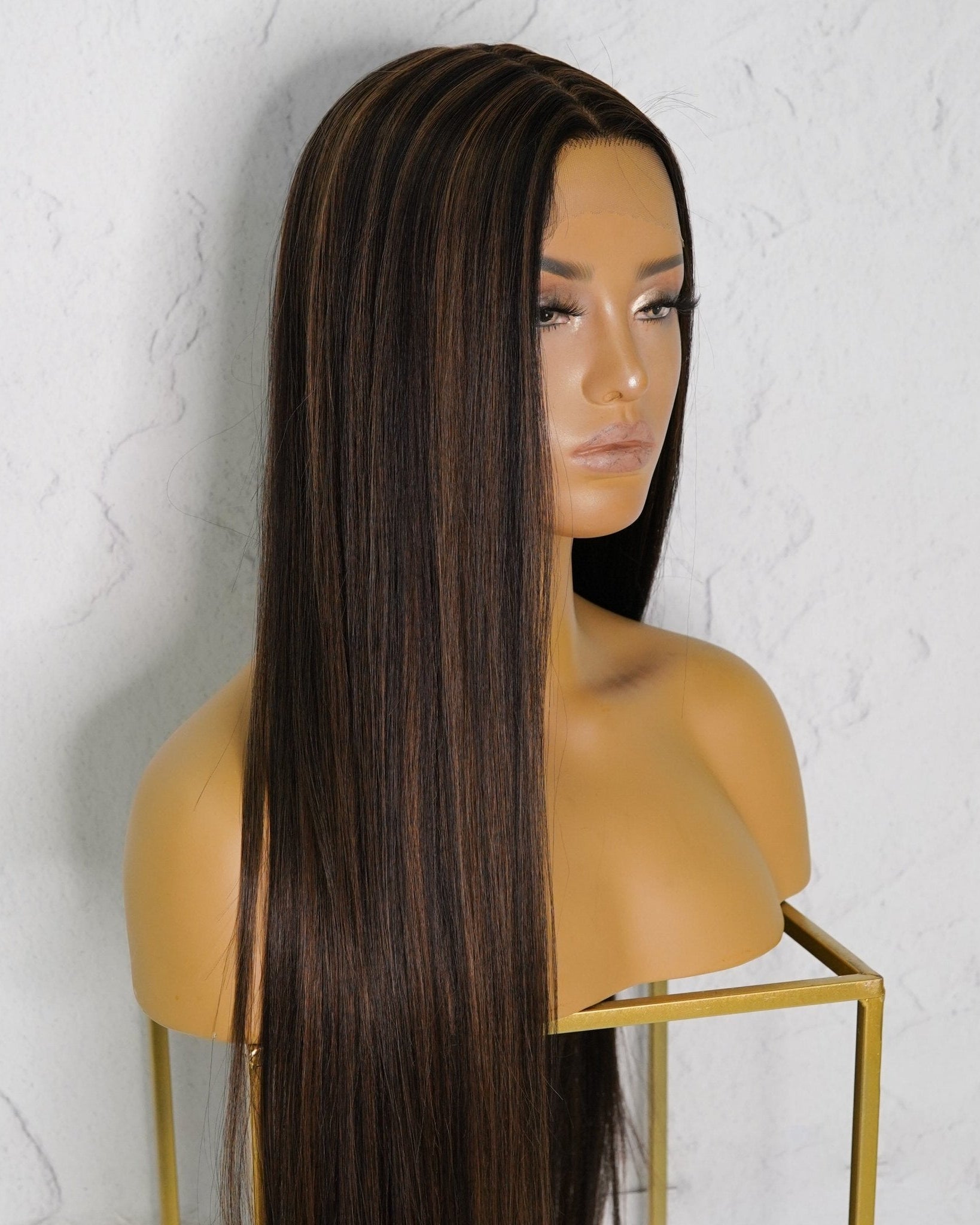 ISABELLE Chocolate 30" Lace Front Wig - Milk & Honey Wigs