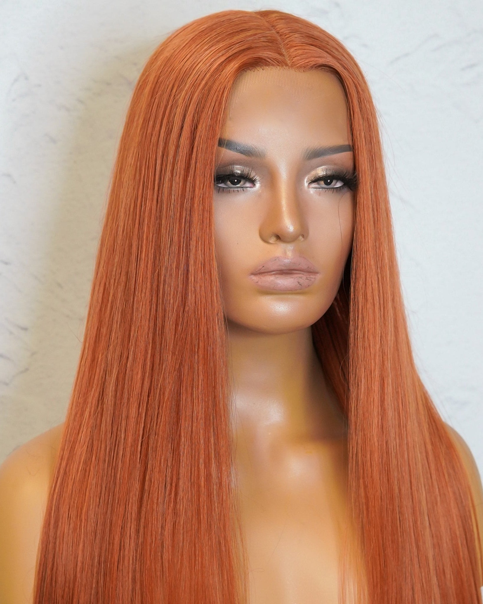 ISABELLE Copper 30" Lace Front Wig - Milk & Honey Wigs