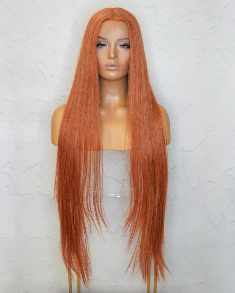 ISABELLE Copper 30" Lace Front Wig - Milk & Honey Wigs
