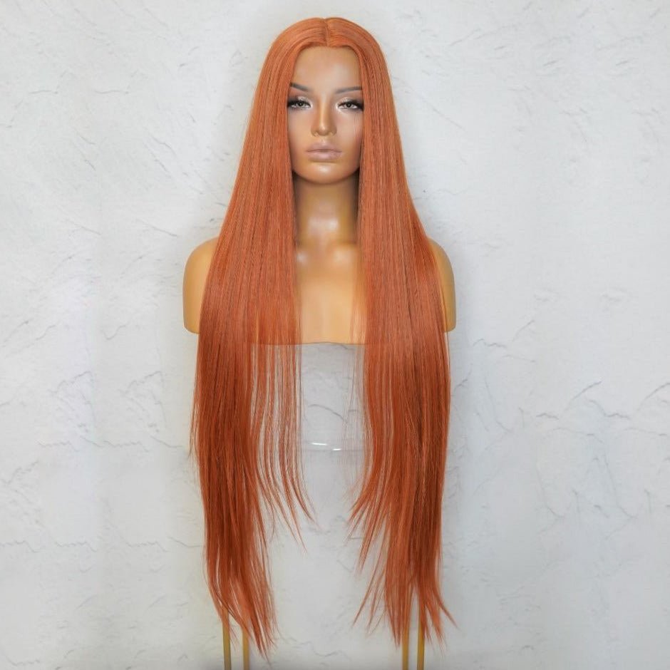 ISABELLE Copper 30" Lace Front Wig - Milk & Honey Wigs