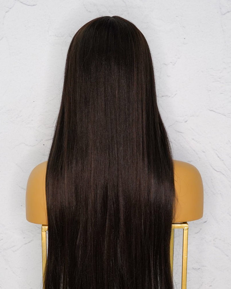 ISABELLE Dark Brown 30" Lace Front Wig - Milk & Honey Wigs