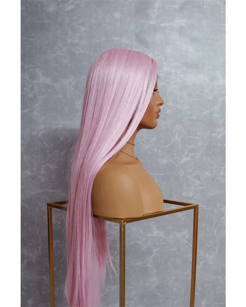 ISABELLE Pink 30" Lace Front Wig - Milk & Honey Wigs