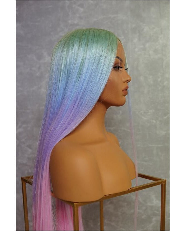 ISABELLE Rainbow 30" Lace Front Wig - Milk & Honey Wigs