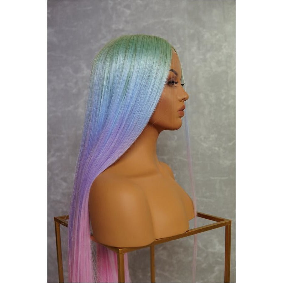 ISABELLE Rainbow 30" Lace Front Wig - Milk & Honey Wigs