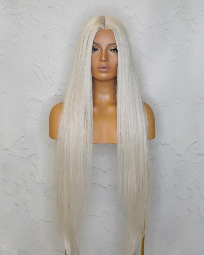 ISABELLE White 30" Lace Front Wig - Milk & Honey Wigs