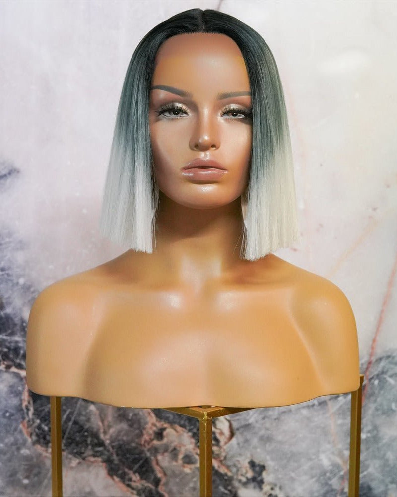 JADE Grey Ombre Lace Front Wig - Milk & Honey Wigs