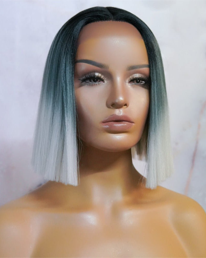 JADE Grey Ombre Lace Front Wig - Milk & Honey Wigs
