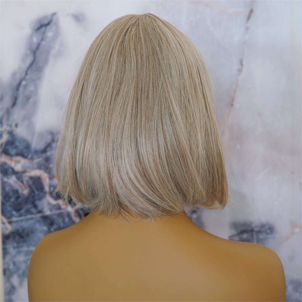 JANET Blonde Bob Fringe Wig - Milk & Honey Wigs