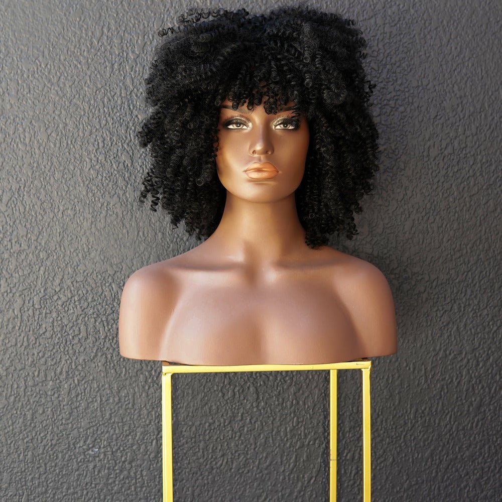 JAYDA Black Afro Curl Wig - Milk & Honey Wigs