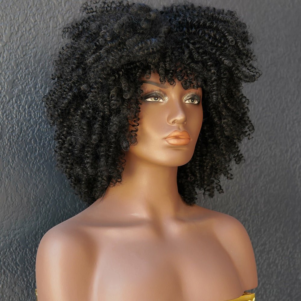 JAYDA Black Afro Curl Wig - Milk & Honey Wigs