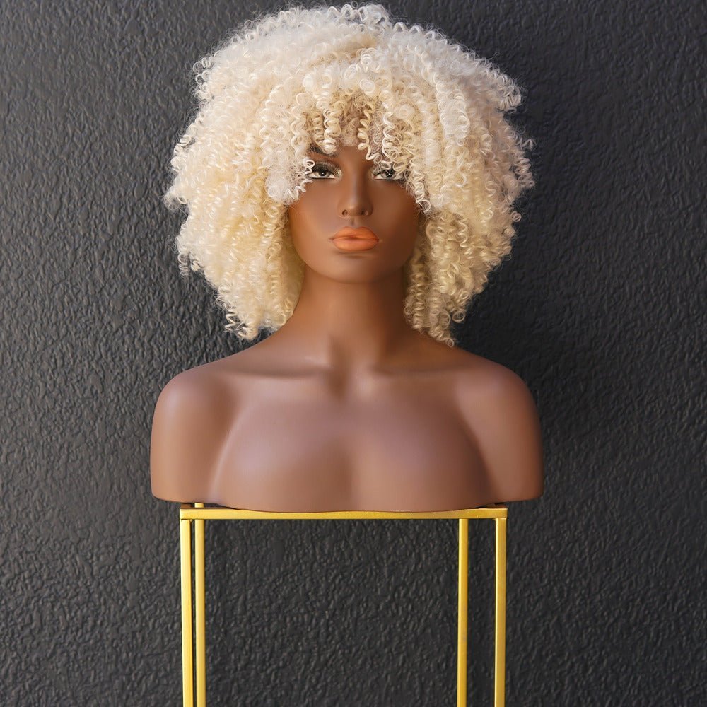 JAYDA Blonde Afro Curl Wig - Milk & Honey Wigs