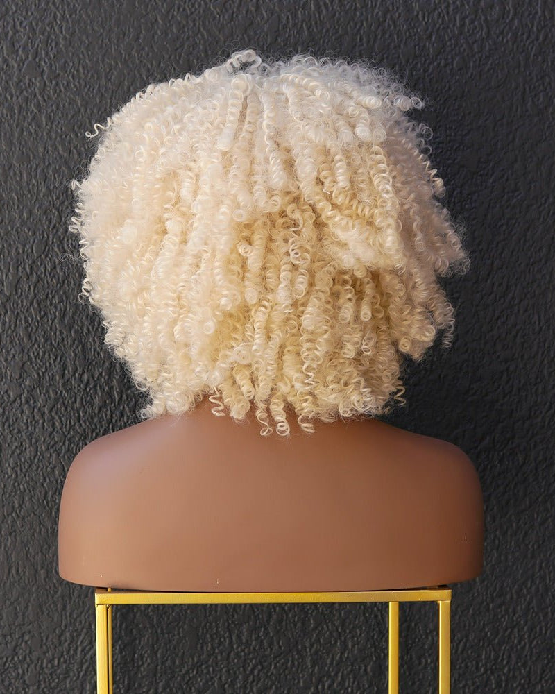 JAYDA Blonde Afro Curl Wig - Milk & Honey Wigs