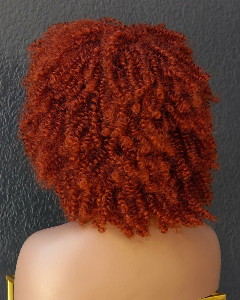 JAYDA Red Afro Curl Wig - Milk & Honey Wigs