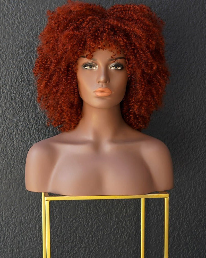 JAYDA Red Afro Curl Wig - Milk & Honey Wigs