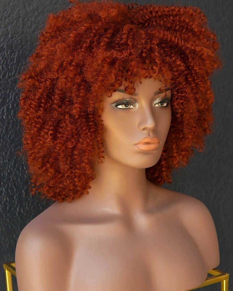 JAYDA Red Afro Curl Wig - Milk & Honey Wigs