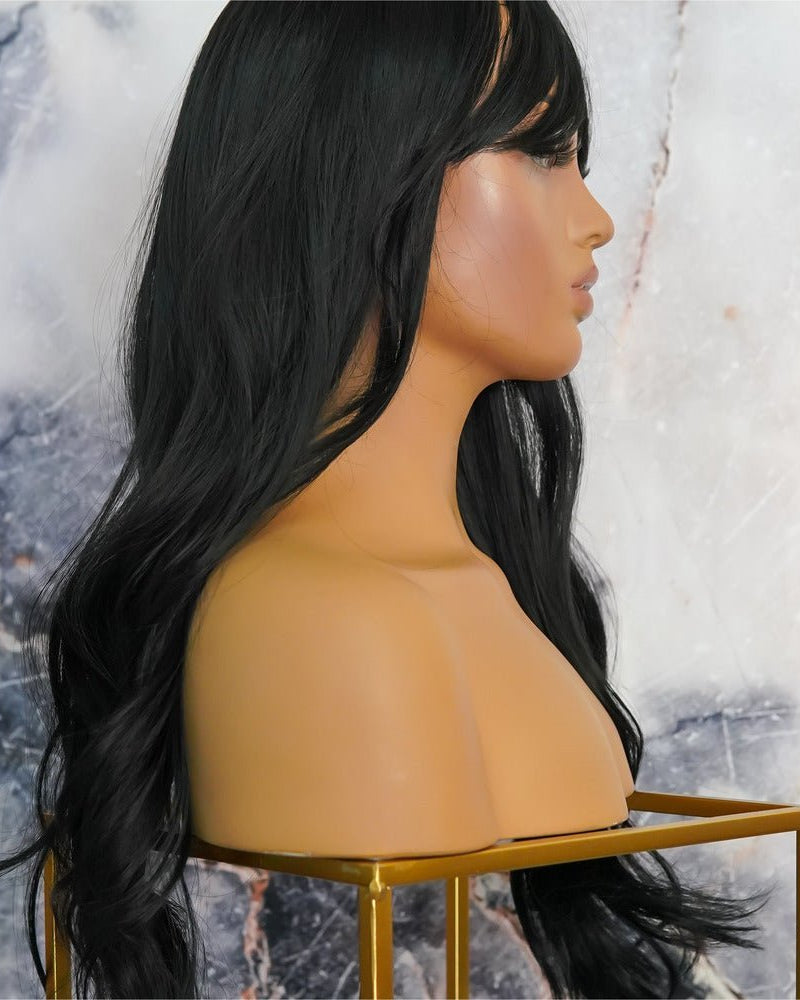 JAZMIN Black Fringe Wig - Milk & Honey Wigs
