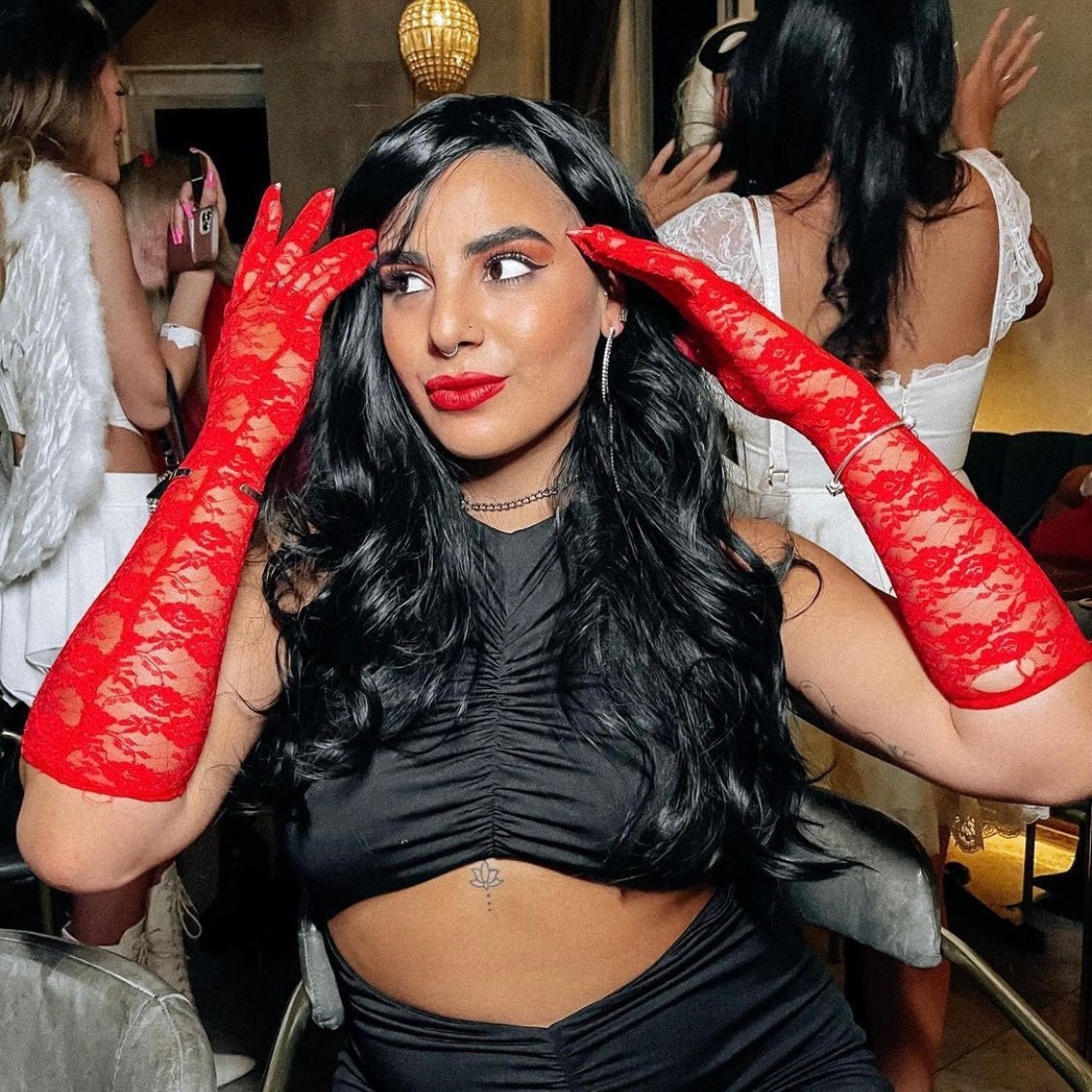 JAZMIN Black Fringe Wig - Milk & Honey Wigs