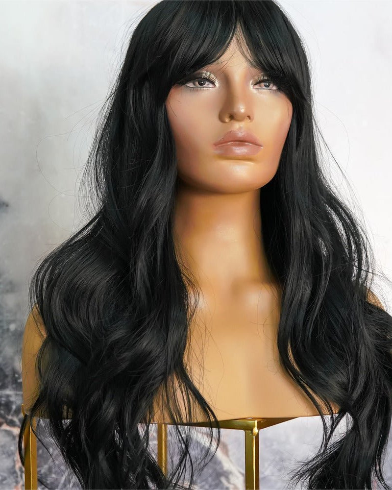 JAZMIN Black Fringe Wig - Milk & Honey Wigs