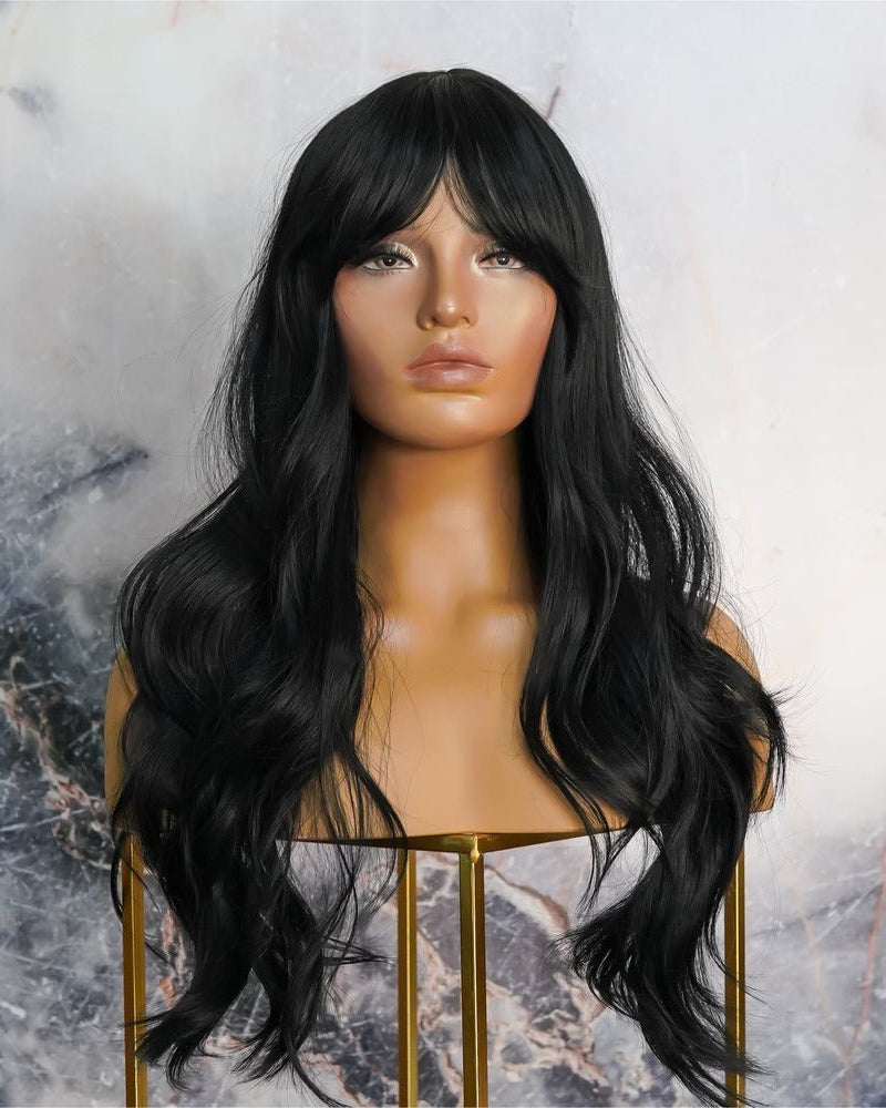 JAZMIN Black Fringe Wig - Milk & Honey Wigs