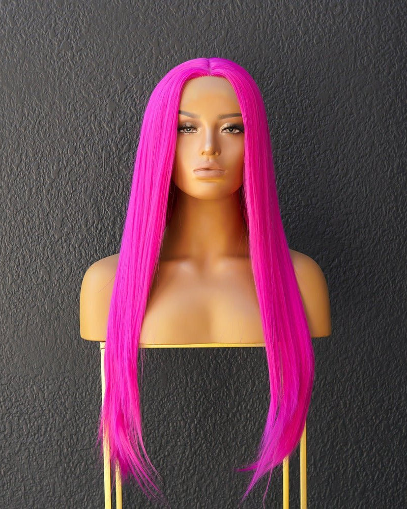 JENNER Pink 24" Lace Front Wig - Milk & Honey Wigs