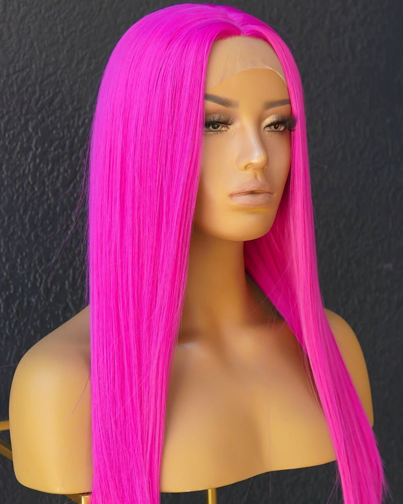 JENNER Pink 24" Lace Front Wig - Milk & Honey Wigs
