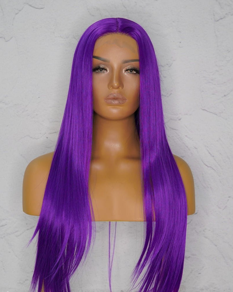 JENNER Purple 24" Lace Front Wig - Milk & Honey Wigs