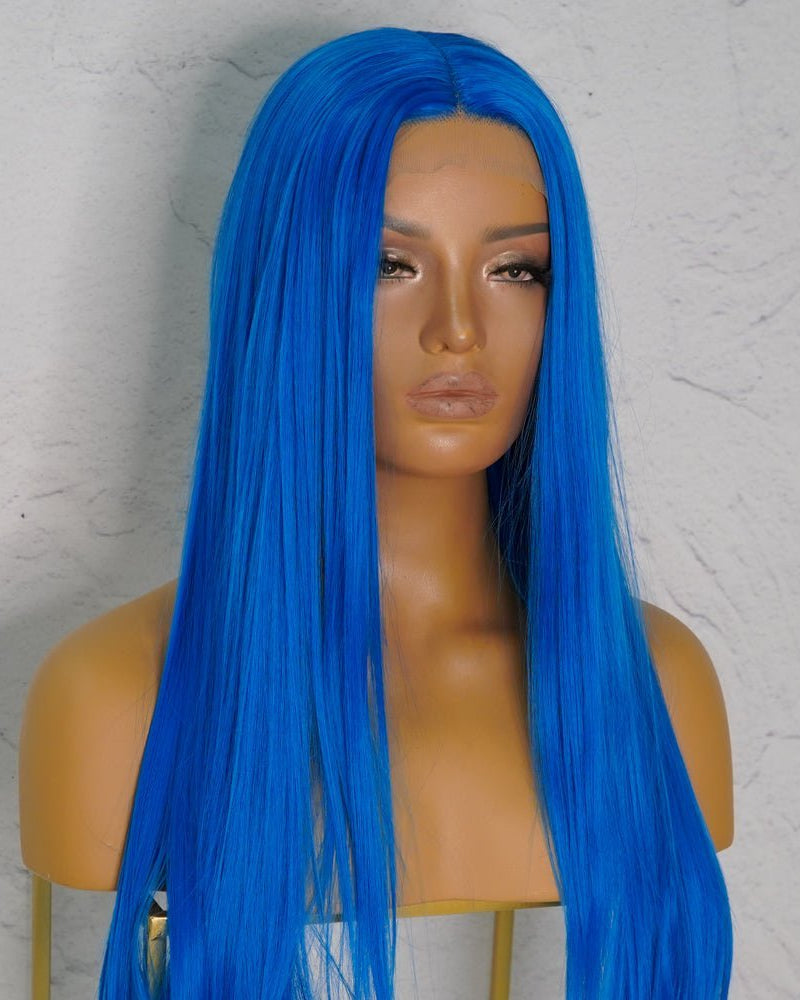 JENNER Royal Blue 24" Lace Front Wig - Milk & Honey Wigs