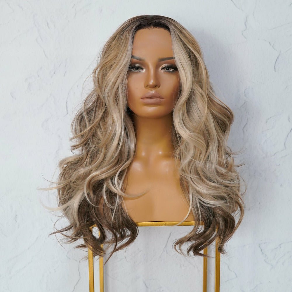 JOAN Ombre Brown Lace Front Wig - Milk & Honey Wigs