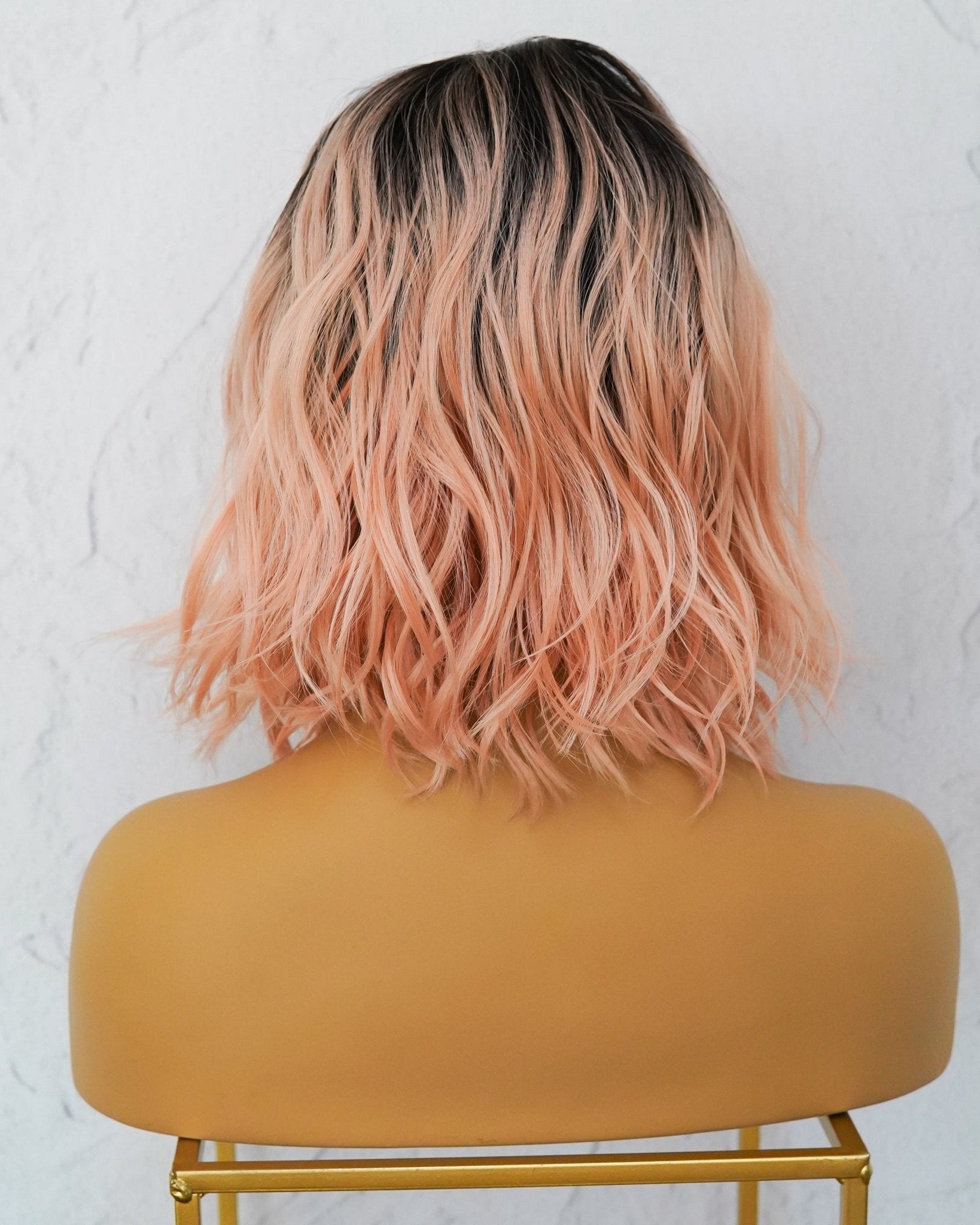 JORDAN Ombre Pink Bob Fringe Wig - Milk & Honey Wigs