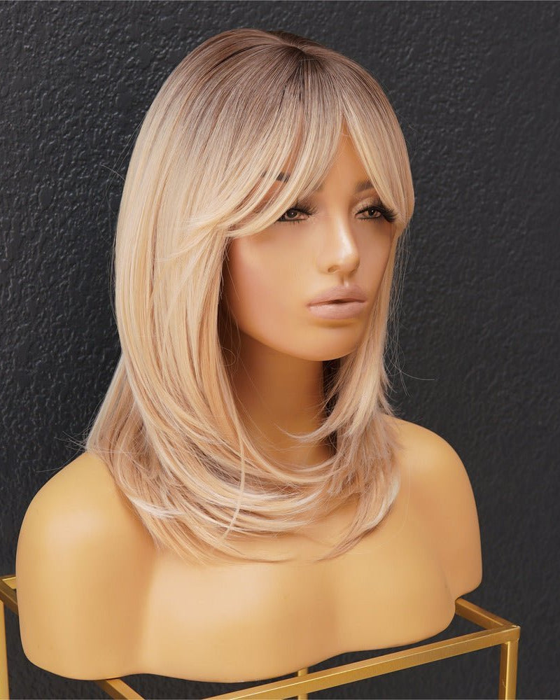 JULIE Blonde Ombre Fringe Wig - Milk & Honey Wigs