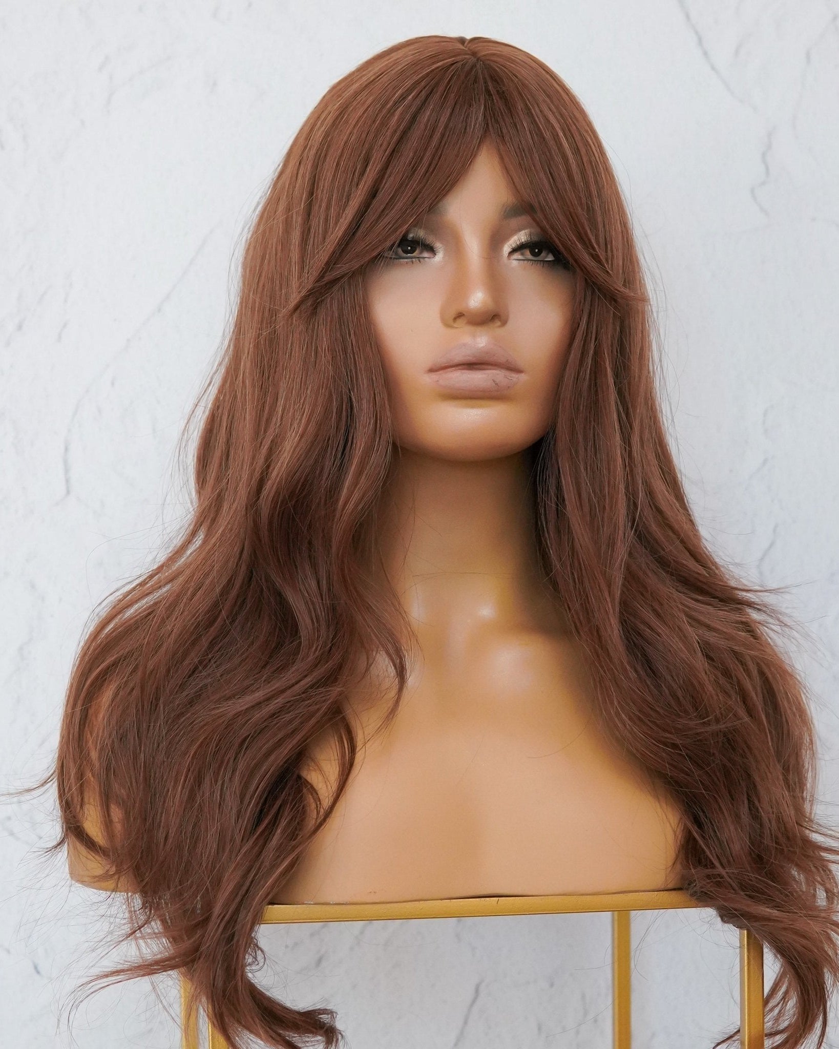 KATIA Medium Brown Fringe Wig - Milk & Honey Wigs