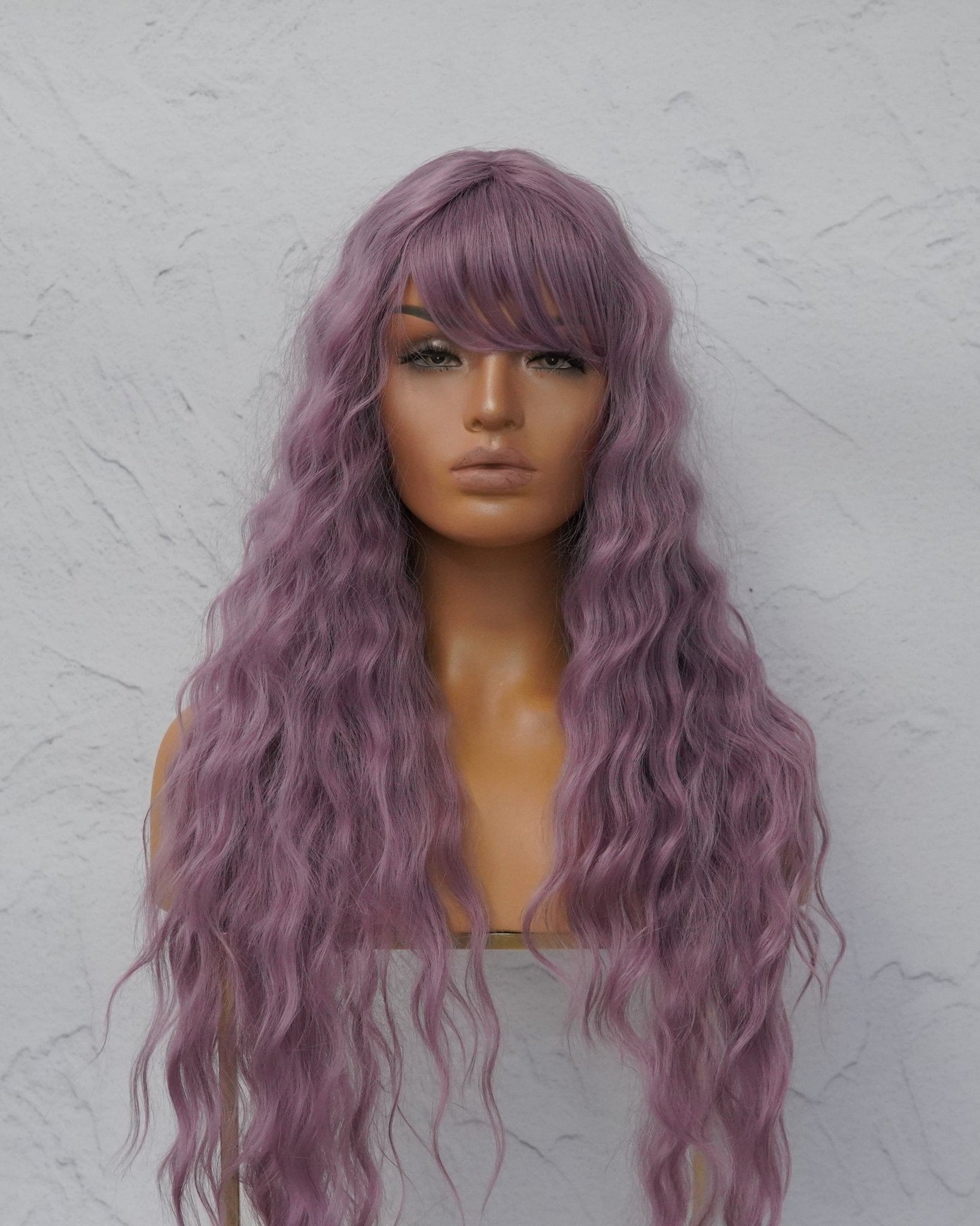 KAYLA Purple Fringe Wig - Milk & Honey Wigs