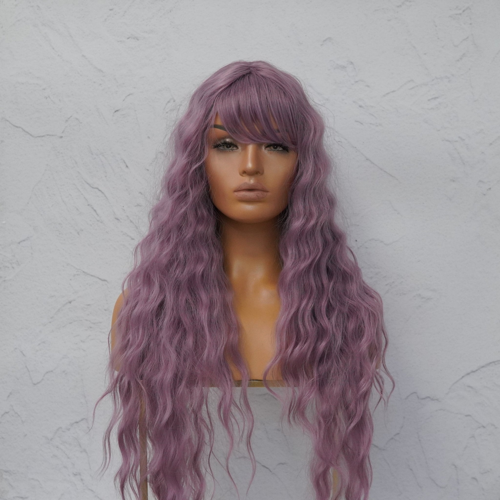 KAYLA Purple Fringe Wig - Milk & Honey Wigs