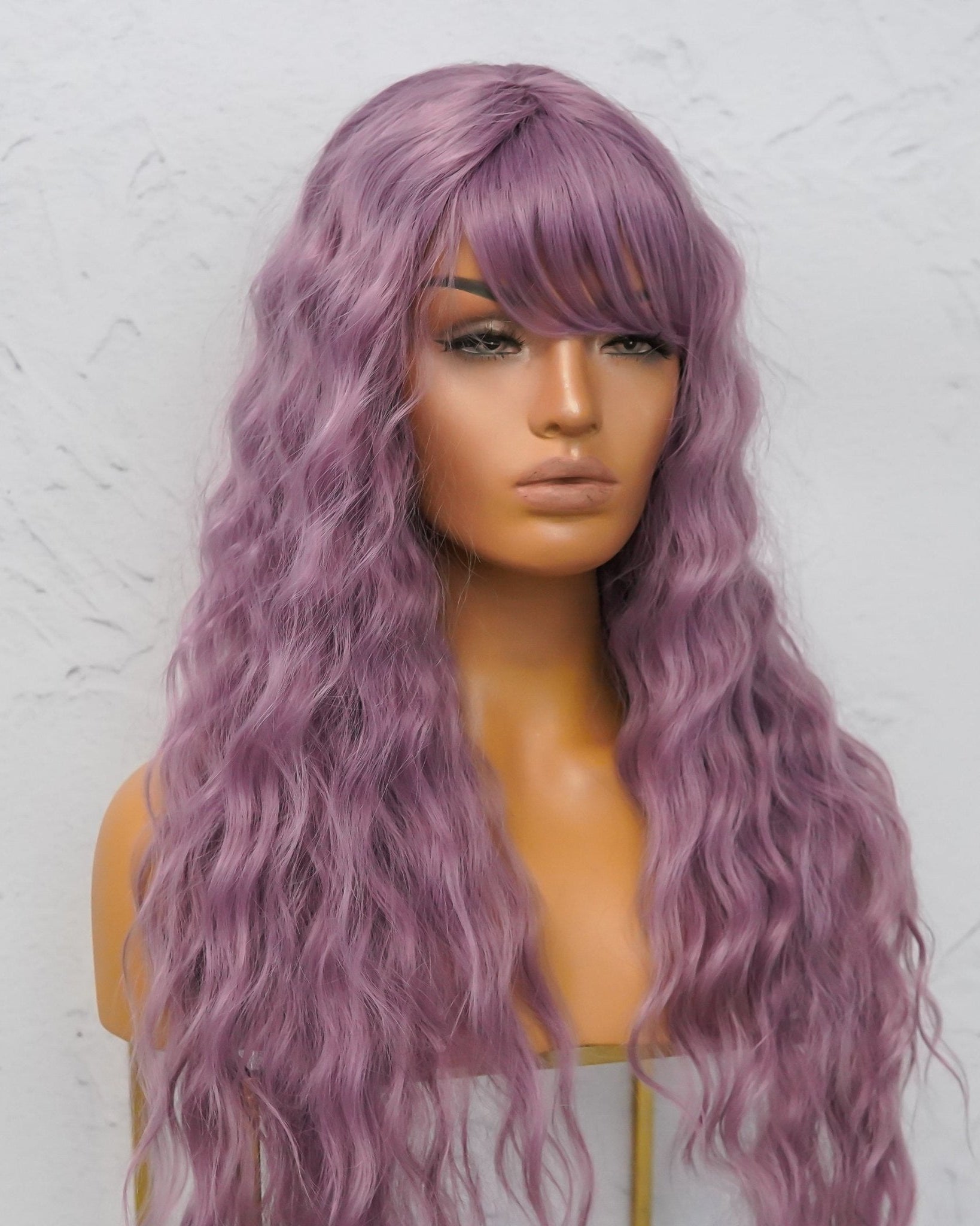 KAYLA Purple Fringe Wig - Milk & Honey Wigs
