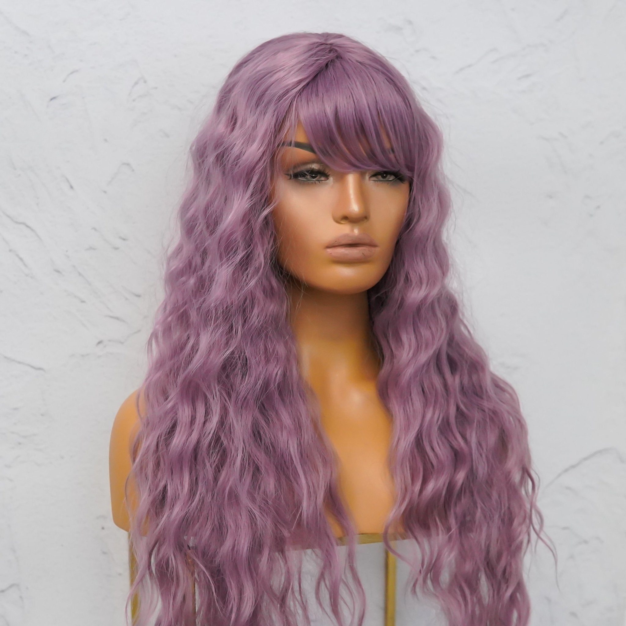 KAYLA Purple Fringe Wig - Milk & Honey Wigs