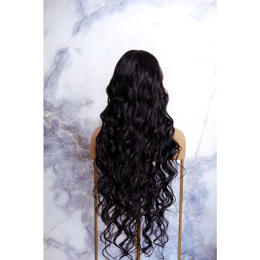 KEHLANI Black 30" Lace Front Wig - Milk & Honey Wigs