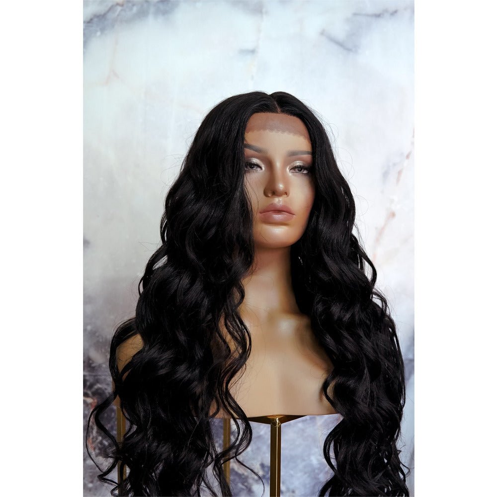 KEHLANI Black 30" Lace Front Wig - Milk & Honey Wigs
