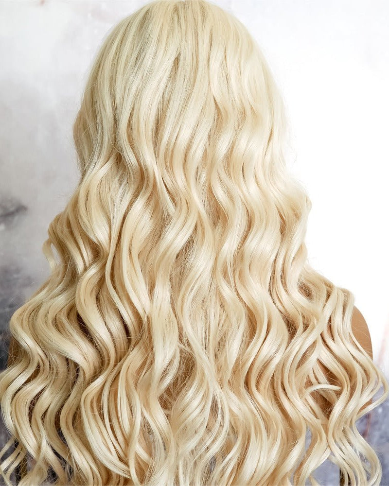 KEHLANI Blonde 30" Lace Front Wig - Milk & Honey Wigs