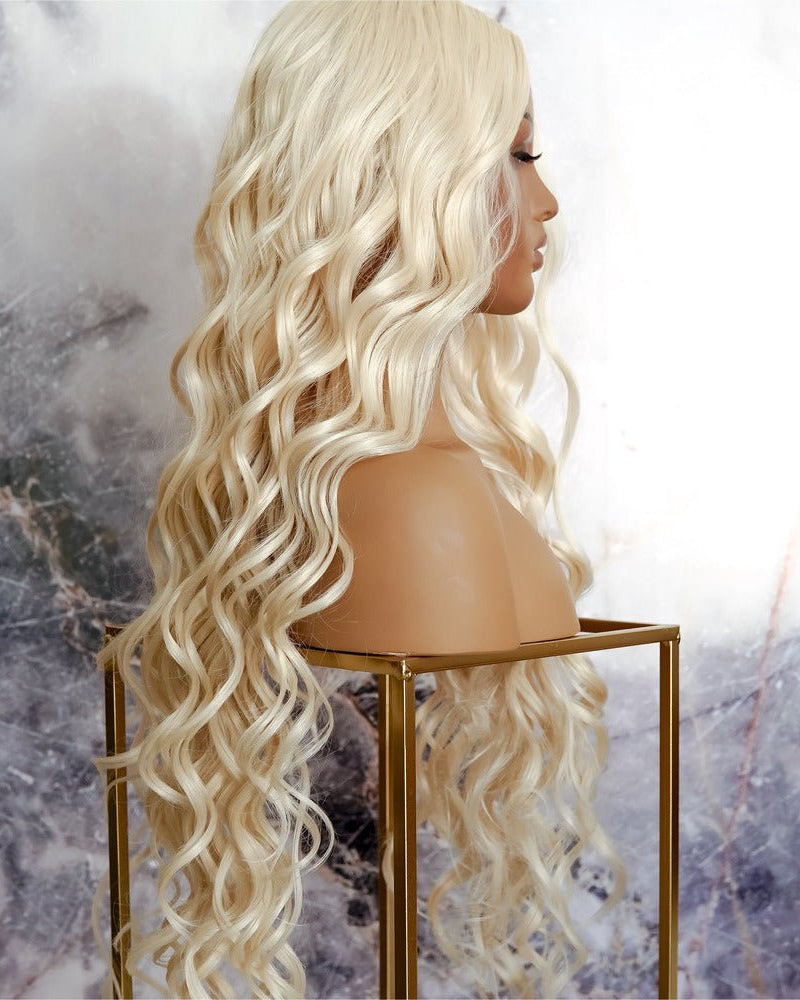 KEHLANI Blonde 30" Lace Front Wig - Milk & Honey Wigs