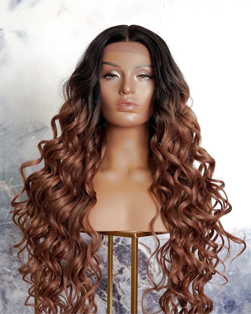 KEHLANI Ombre 30" Lace Front Wig - Milk & Honey Wigs