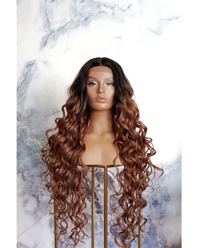 KEHLANI Ombre 30" Lace Front Wig - Milk & Honey Wigs